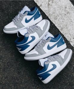 Home 46 giay nike air Jordan 1 low French blue 1