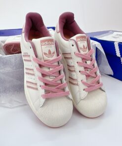 Home 84 giay sneaker adidas original super star pink beige 1